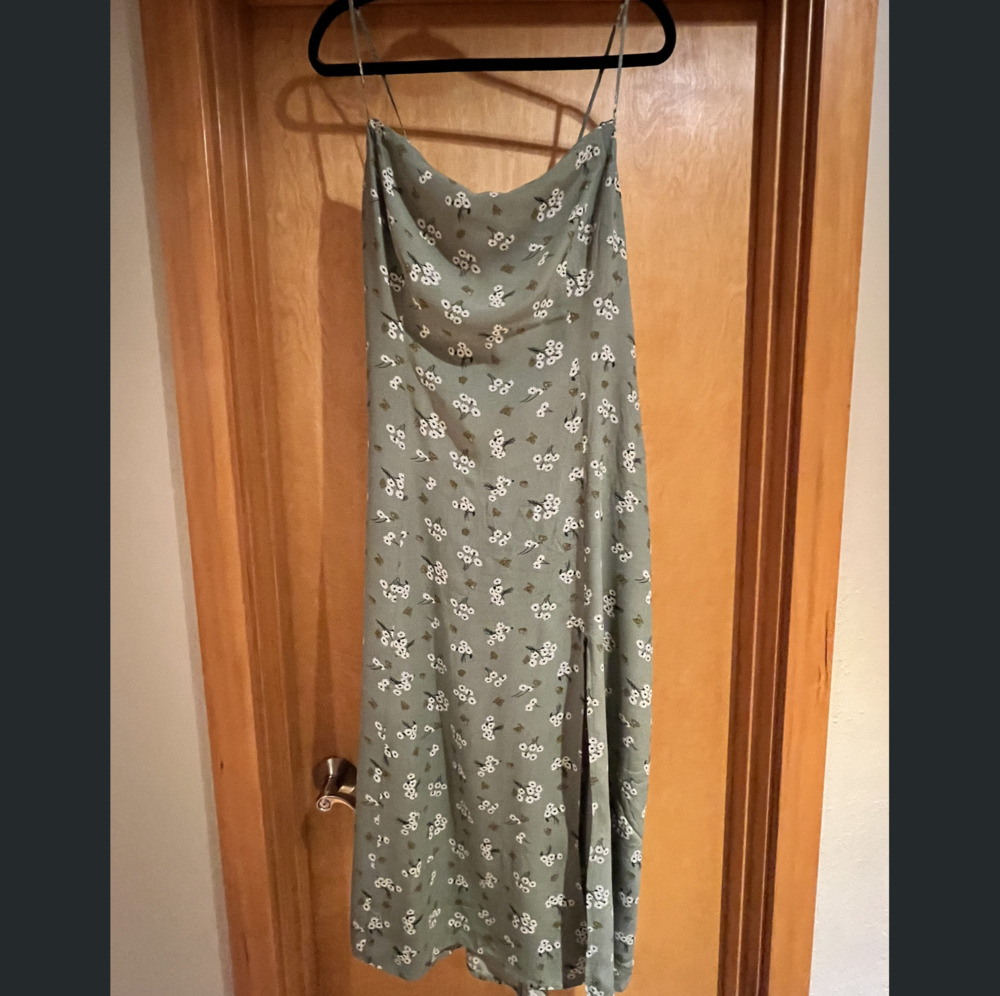 🔥 Leith Cowl Neck Midi Dress – Plus Size 1X | Wedding Guest Date Night